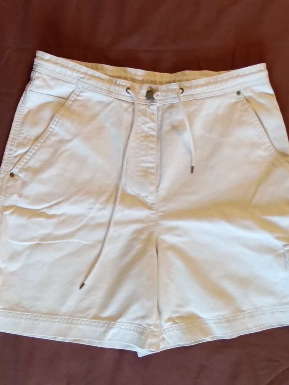 Boy's Ralph Lauren cream shorts, pre-own, size 10